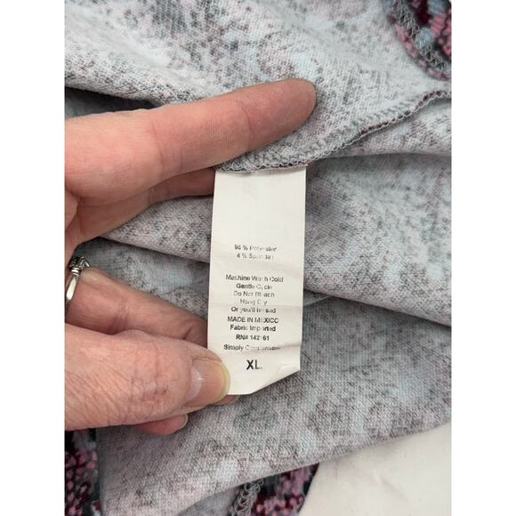 XL pencil Lularoe skirt multi colored with stretch. - Picture 4 of 6